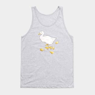 Jemina Duck with ducklings  peter rabbit Rabbit  Beatrix Potter Tank Top